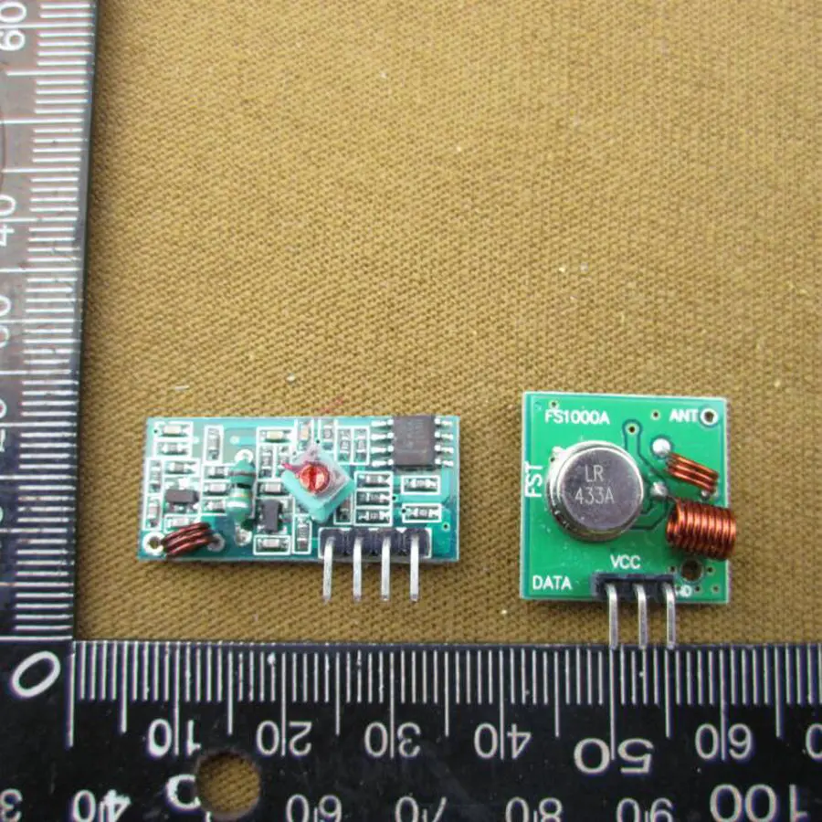 Free shiping !!& Best prices 2 pair (4pcs)433Mhz RF transmitter and