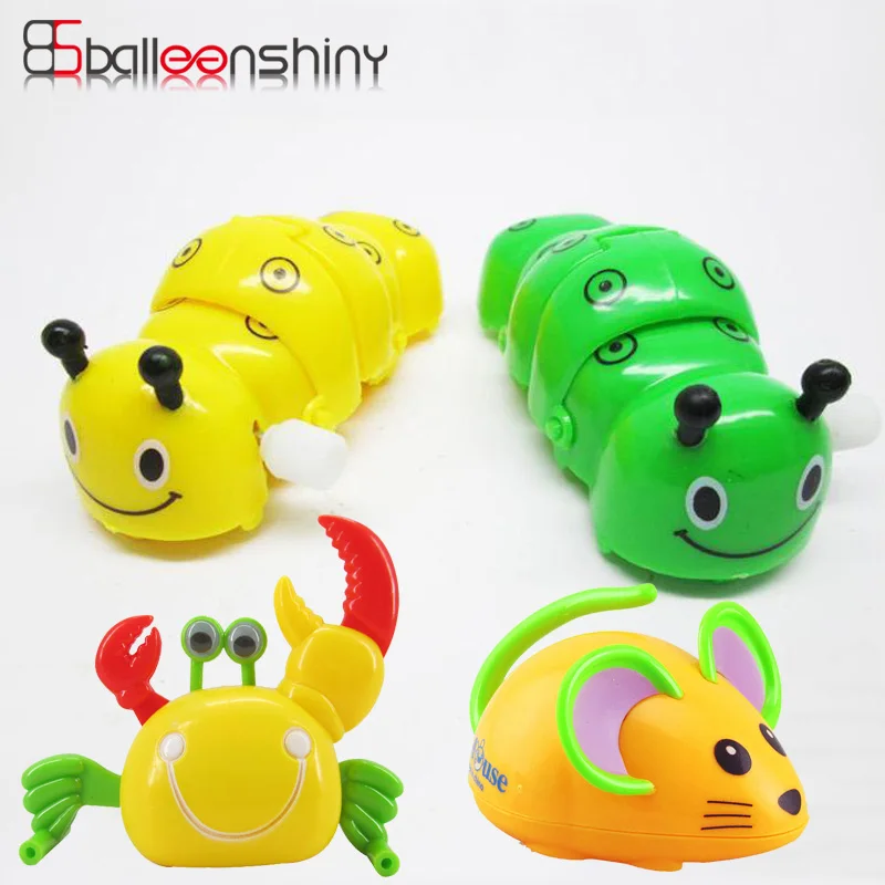 

Wind-up Baby Funny Toy Cute Cartoon Animals Mouse Caterpillar Crab Plastic Clockwork Kids Early Educational Toys Infants Gifts