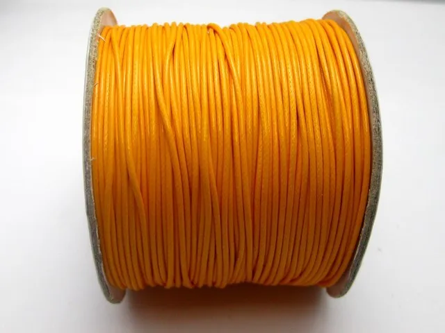 10 Meters FLAT Korean Waxed Cord Craft Lace String Thread 4mm