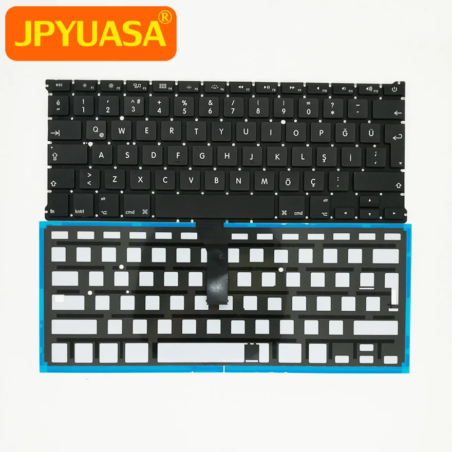 5 шт. Новая турецкая Клавиатура с подсветкой для MacBook Air 13 &quotA1369 A1466 2011 2017 лет|macbook air