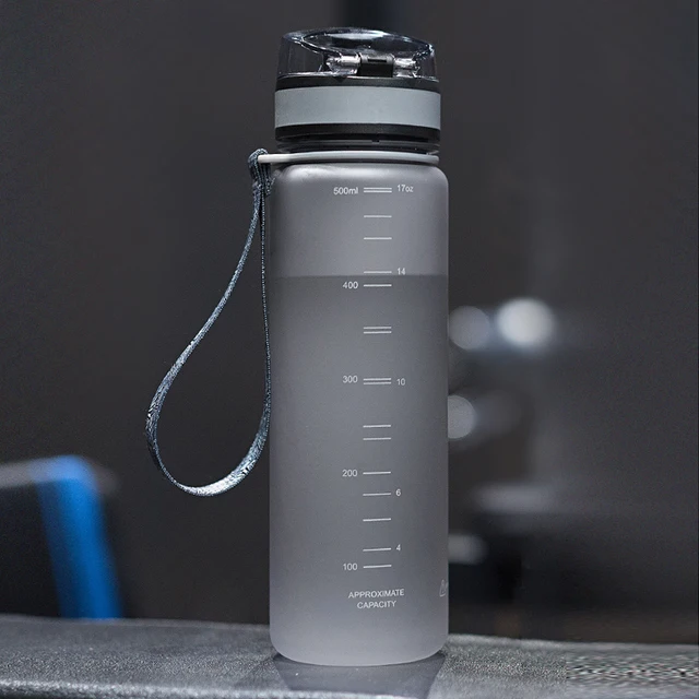 Uzspace BPA Free Plastic Portable Protein Shaker Bottle 3
