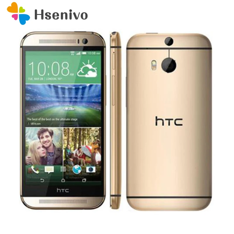 HTC One M8 разблокированный GSM/WCDMA/LTE четырехъядерный ОЗУ 2 Гб сотовый телефон HTC M8 5,0 дюймов 3 камеры мобильный телефон EU/US версия