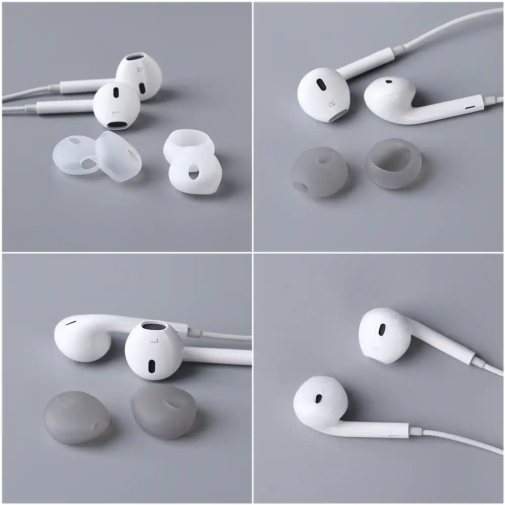 Fashion Universal Airpods Earphone Case Cover Silicone Anti Slip Rubber Soft Ear Tips Earbuds