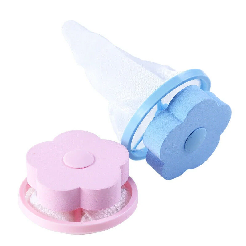 

2 Pcs Washing Machine Floating Laundry Lint Pet Fur Catcher Pet Hair Remover Hot