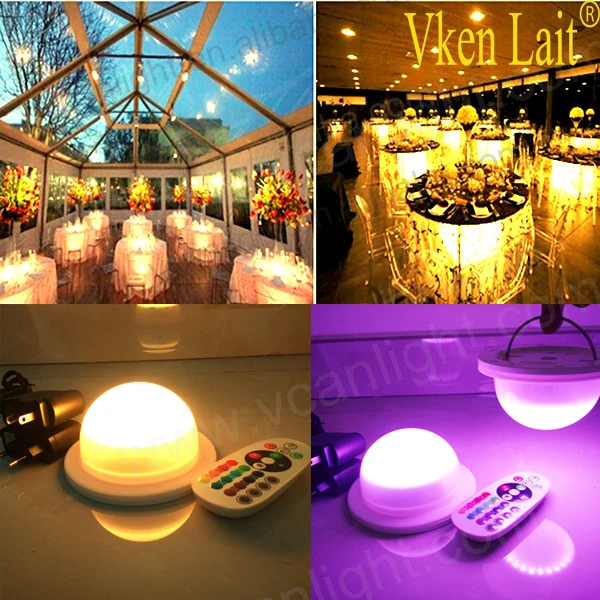 dhl free shipping 48 leds under table cloth lighting remote led