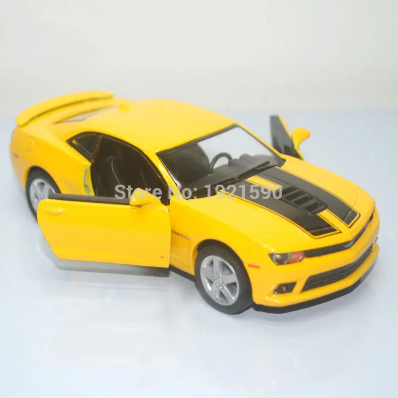 YJ 1/38 масштабные автомобильные игрушки Chevrolet Camaro литая металлическая модель автомобиля для коллекции/подарка/детей/украшения