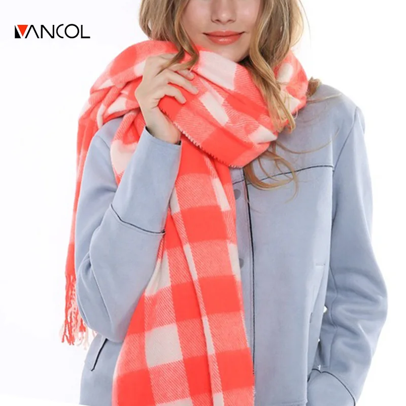 196 70 CM 2015 New Arrival Fall Fashion Long Warm Oversize Shawl Wrap Tassels Pink White