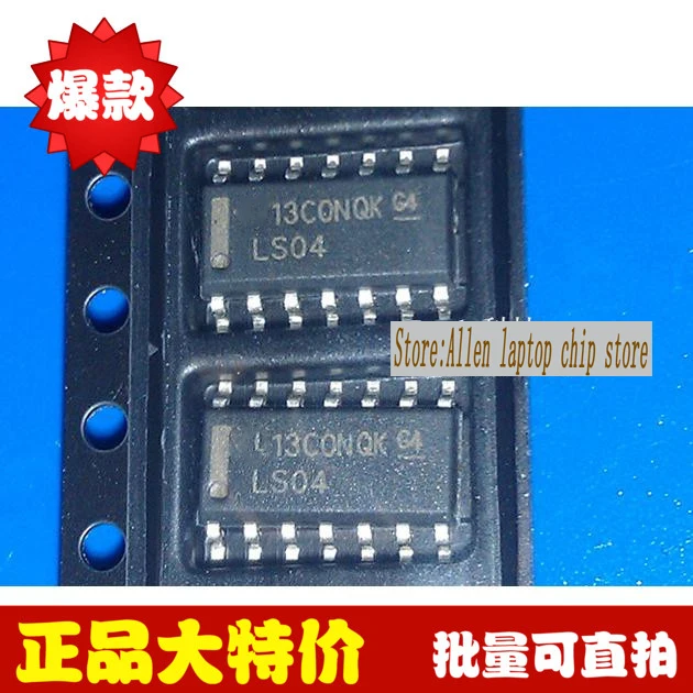 10 шт./лот Logic ps LS04 74LS04 SN74LS04DR SN74LS04D SN74LS04 SOP14 new | Электронные компоненты и