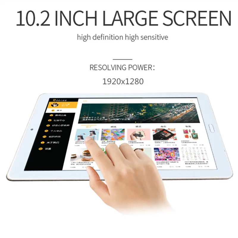Fingerprint Recognition 10.2 inch Tablet 4G LTE Octa Core 4GB+64GB Android 7.0 Tablet PC 1920*1280 Wifi GPS Tablets 10 10.1 Fingerprint Recognition 10.2 inch Tablet 4G LTE Octa Core 4GB+64GB Android 7.0 Tablet PC 1920*1280 Wifi GPS Tablets 10 10.1