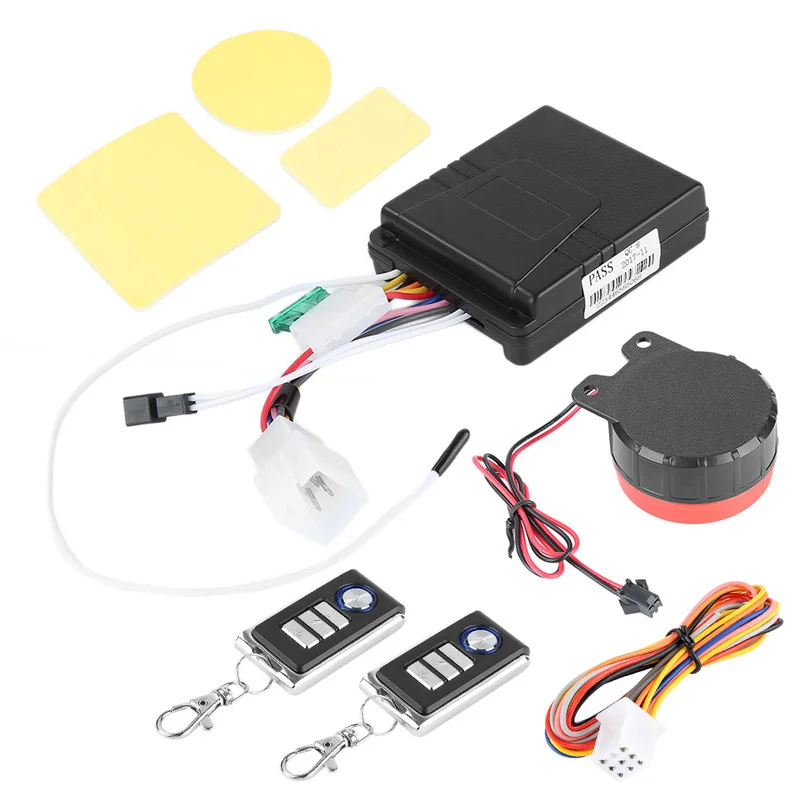 

Universal Motorcycle Scooter Anti-theft Security Alarm System Remote Control Motorcycle Theft Protection Motorcycle Accessories