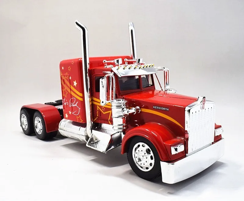 Специальный литой металл 1/32 Американский грузовик Настольный дисплей Коллекция Модель игрушки для детей