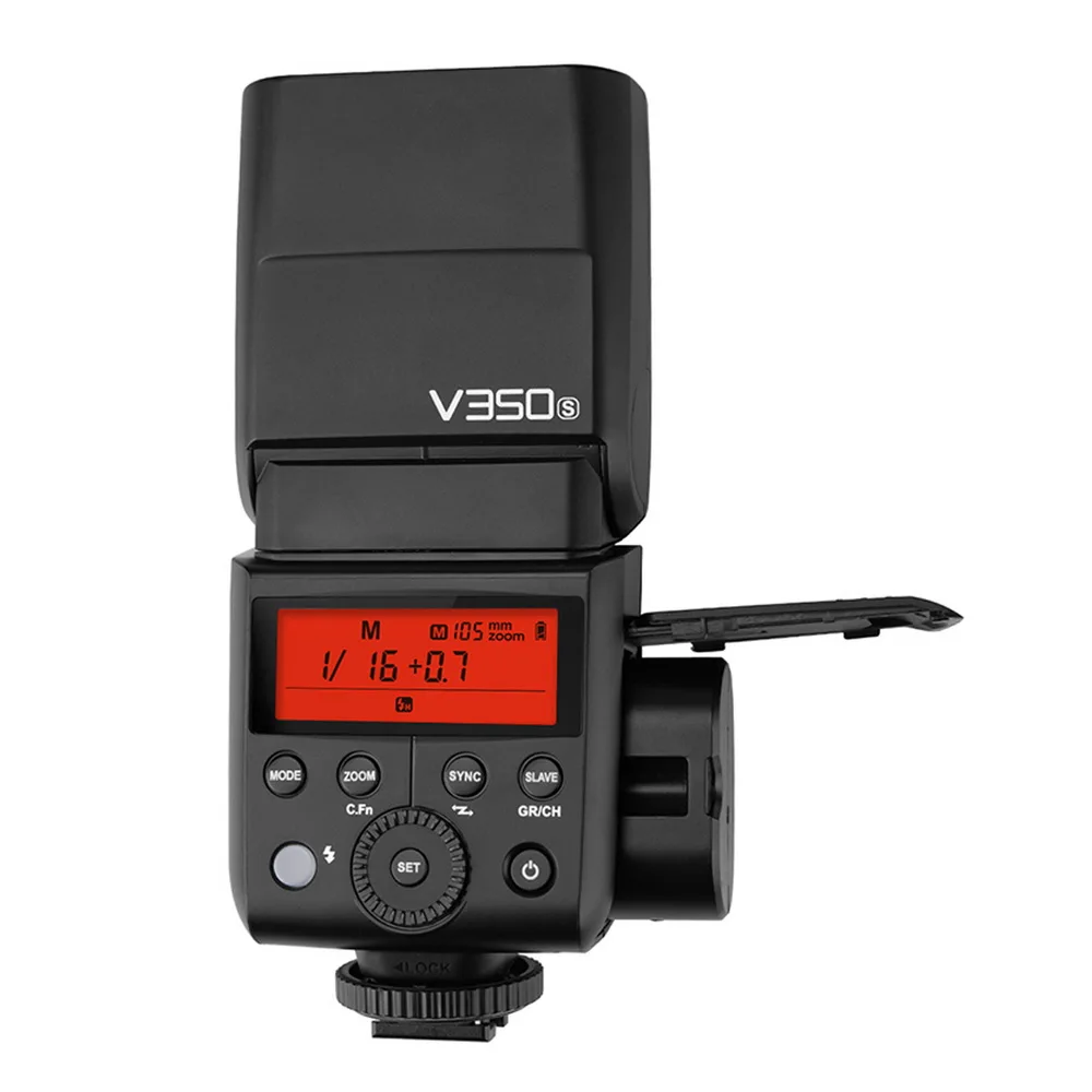  Godox V350S 2.4G Master/ Slave Camera TTL Wireless Flash Speedlite 1/8000s HSS Built-in Battery w/B
