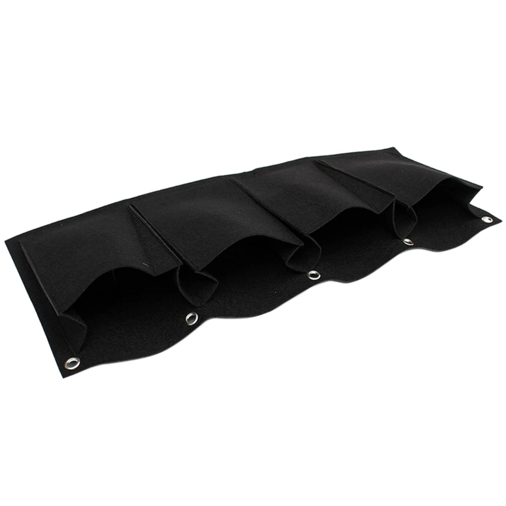 

1pc JETTING Vertical/Horizontal Gardening Hanging Wall Garden 4 Pockets Planting Bags Seedling Wall Planter Growing Bags