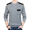 DIMUSI Winter Men's Sweater Casual Men's Warm Turtleneck Solid Color Sweater Coats Man Slim Fit Knitted Pullovers Clothing 3XL ► Photo 3/6