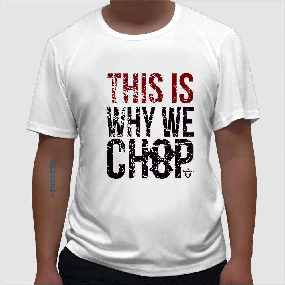 

Atlanta Braves This is Why We Chop Men's Retro cotton short sleeve T Shirt euro size free shipping