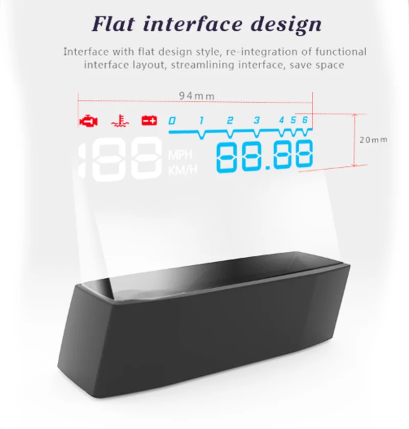 2017 New 4F HUD Windshield Projector (8-99)