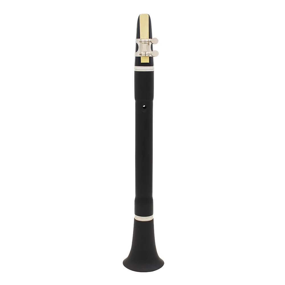 

LADE Mini Bb B Flat Clarinet Clarionet with Cleaning Cloth Reeds Carrying Bag Woodwind Instrument for Beginners Practice