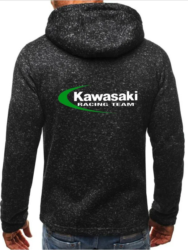 

2019 Brand Winter Motocross race motorcycle clothing kawasaki knight pullover coat Kawasaki sweatershirts casual hoodies Y