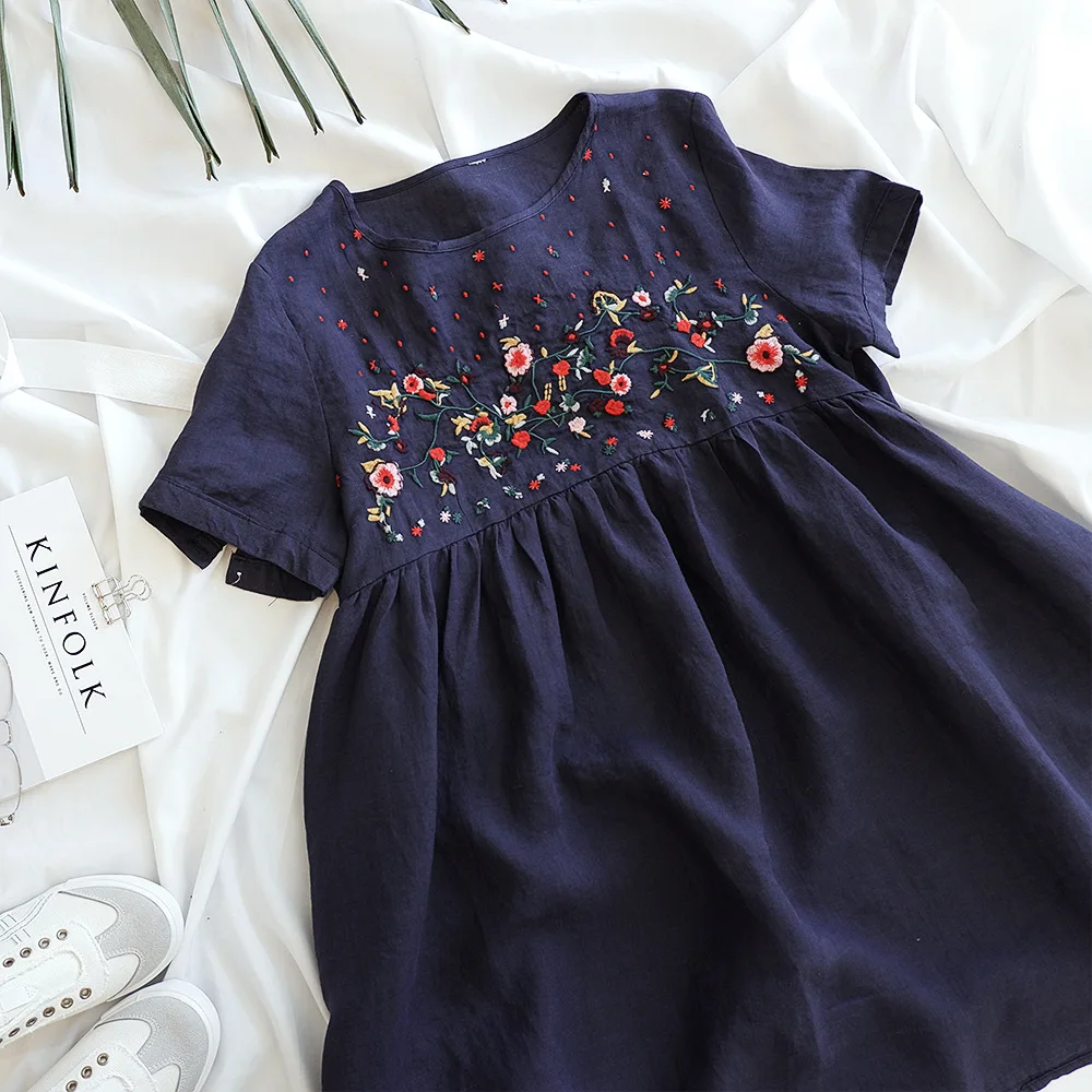 Maternity clothes new embroidery cotton casual pregnant women loose Maternity clothes new embroidery cotton casual pregnant women loose