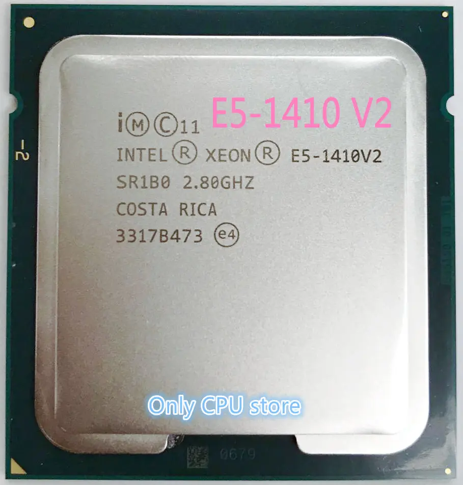 Бесплатная доставка четырёхъядерный процессор intel E5 1410 V2 CPU 2 8 GHZ LGA1356 разные