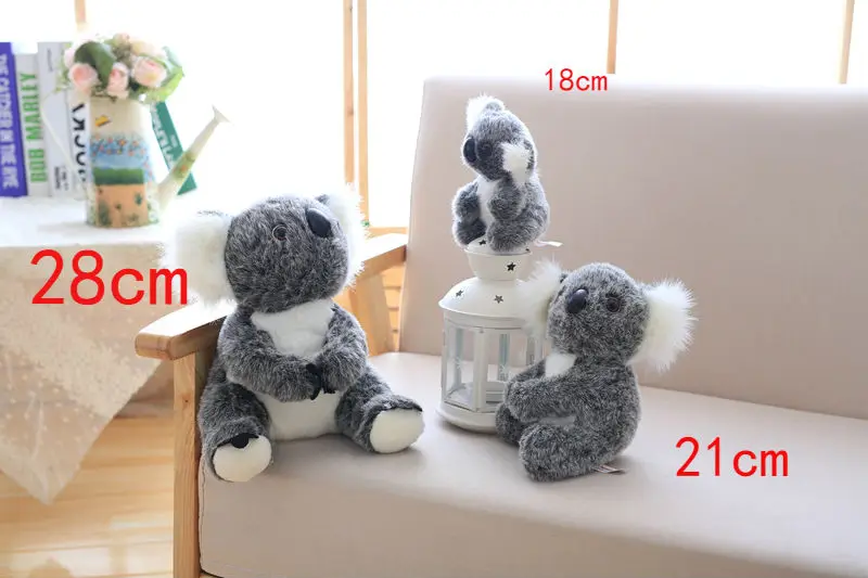 Brinquedo de Pelúcia Bicho de Pelúcia Brinquedos para as Crianças da Educação em Casa Simulação Austrália Koala Decoração Brinquedo Cama Decente 18 - 22 28 cm 2 High Quality Brinquedos e hobbies