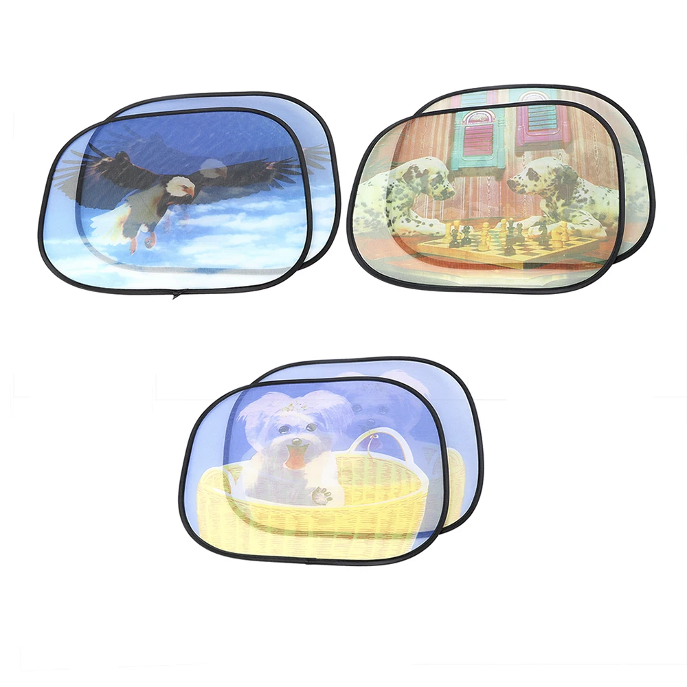 2 шт. Автомобильная шторка боковое окно экран солнцезащитные очки ветровой экран крышка лобового стекла с присоской автомобиля-Стайлинг внешние аксессуары