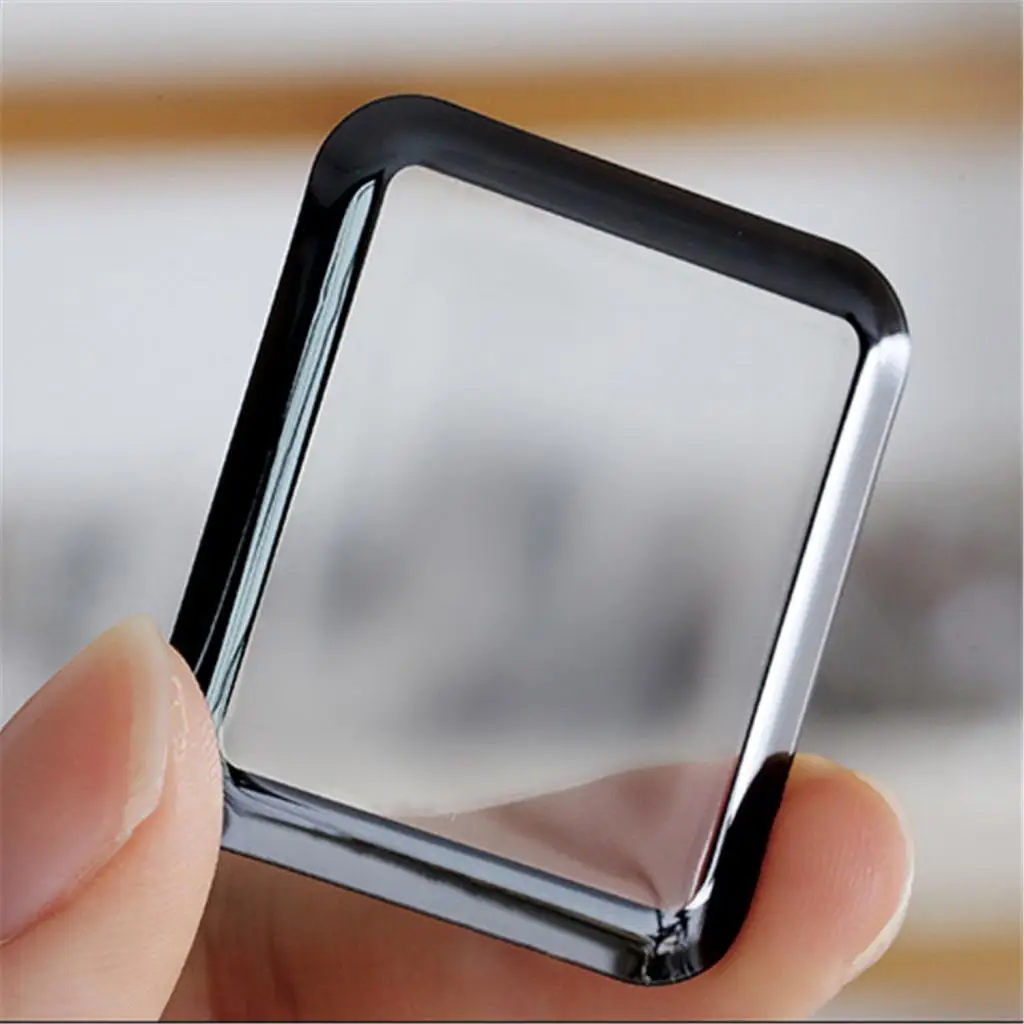 3D curved edge watch tempered glass screen guard protector film shield for Apple Watch effectively protects