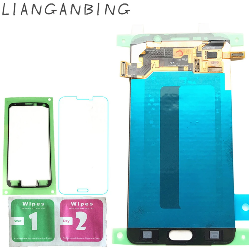 

New Super AMOLED LCD Note 5 N9200 N920T N920A N920I Display 100% Tested Working Touch Screen Assembly For Samsung Galaxy