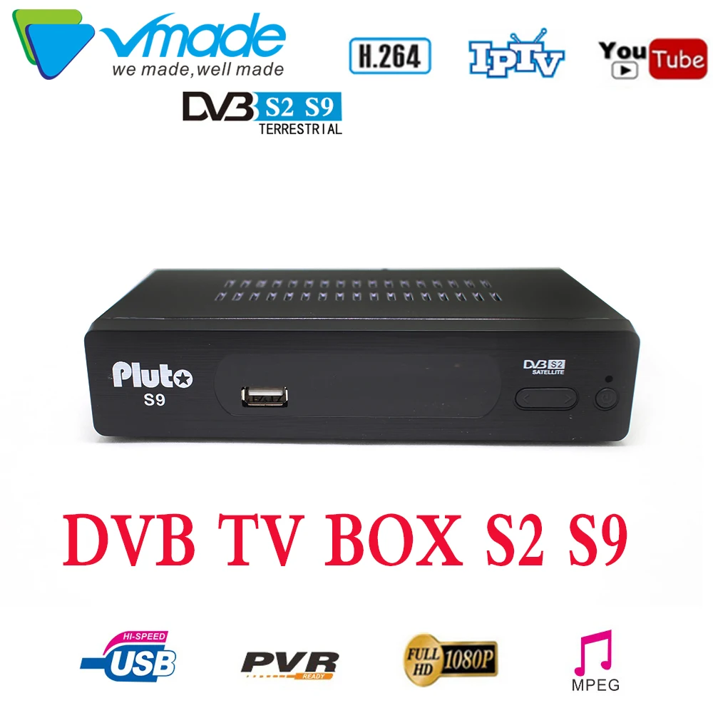 Vmade SET TOP BOX Satellite decoder DVB S2 S9 Digital Video ...