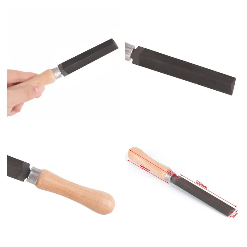 

High Quality Nut Saddle Slot Filing Repair Tool Electric Acoustic Guitar Bass Nut Rhombus File Luthier Tool 19 cm