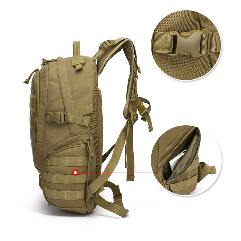 Large Camping Backpack Military Men Travel Bags Tactical Molle Climbing Rucksack Hiking Bag Outdoor sac a dos militaire