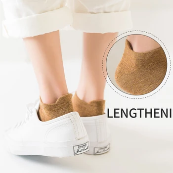 

100% Cotton Women socks Ankle Socks soft Thin character Short Deodorization Short novelty socks Crew Color Summer 1Pairs
