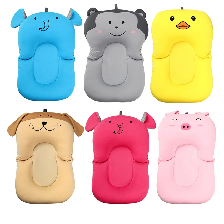 Cute Cartoon Baby Bloom Bathtub Mat Newborn Bathing Pad Protection Infant Head Seat Support Baby Shower Folding Mat Bed Cute Cartoon Baby Bloom Bathtub Mat Newborn Bathing Pad Protection Infant Head Seat Support Baby Shower Folding Mat Bed