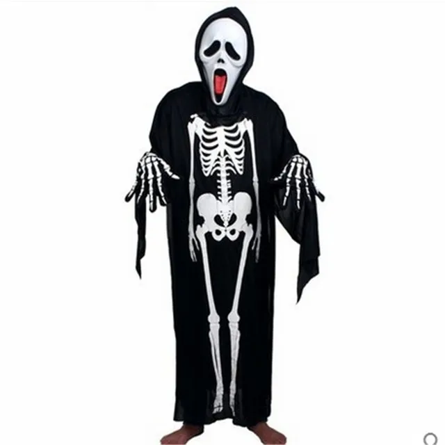 2017 satu iblis skull skeleton kostum jubah halloween kostum untuk anak anak pria 2017 satu iblis skull skeleton kostum jubah halloween kostum untuk anak anak pria