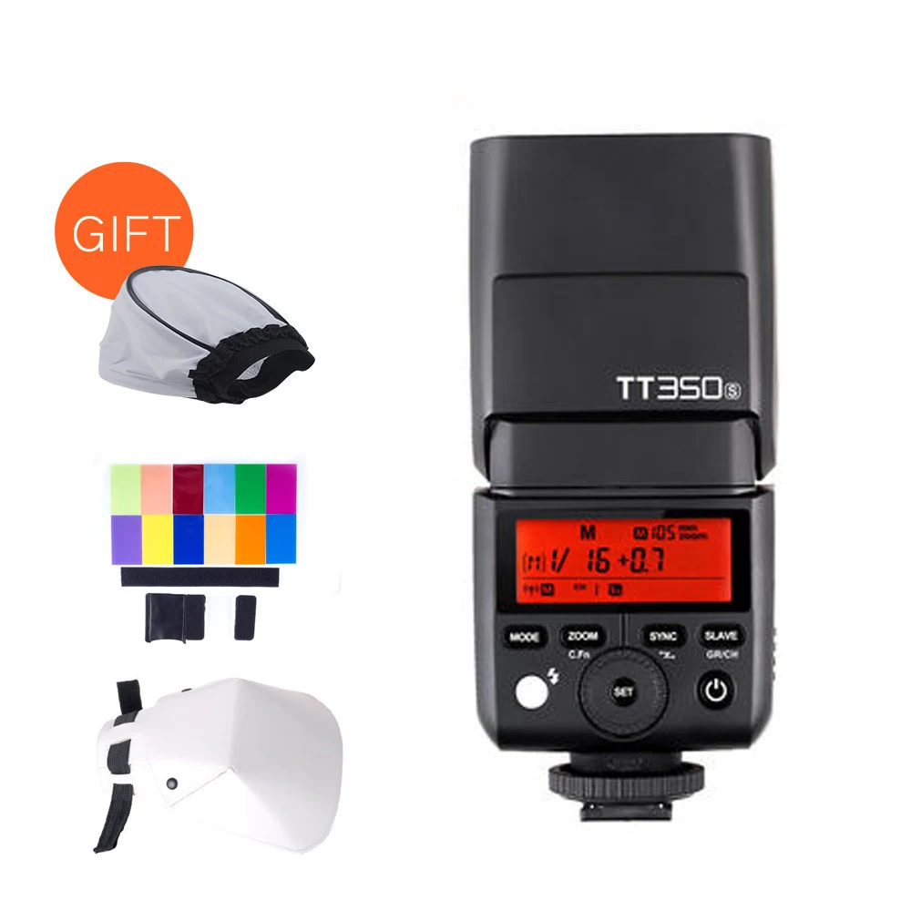 New stock arrival! Godox Mini Flash TT350S Camera Flash TTL HSS GN36 1