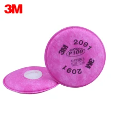 3M 2091 сажевый фильтр хлопок P100 респираторный защитный фильтр применимый 3M 6200 6800 7502 серии маска против твердых частиц