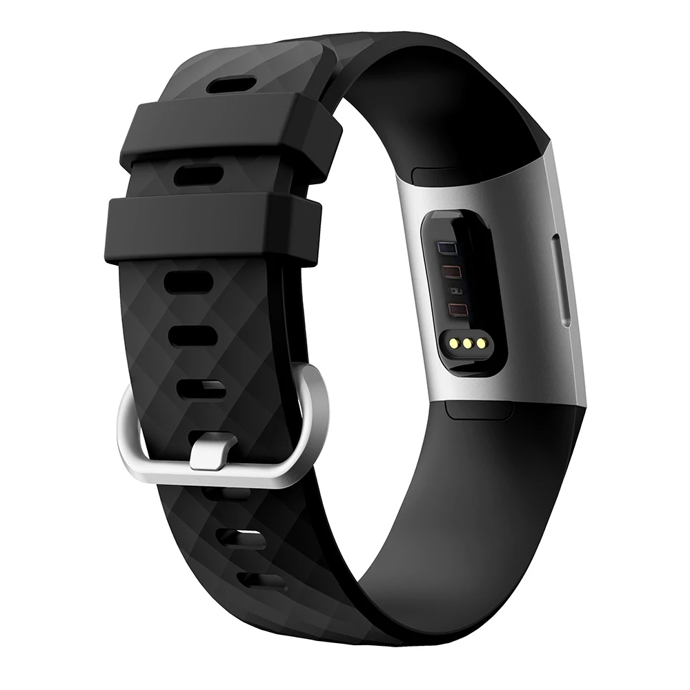 Силиконовые спортивные полосы для Fitbit заряд 3/зарядки 3 SE трекер Classic маленький большой браслет для Для женщин Для мужчин 23 мм 20 мм