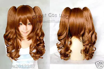 brown pigtail wig