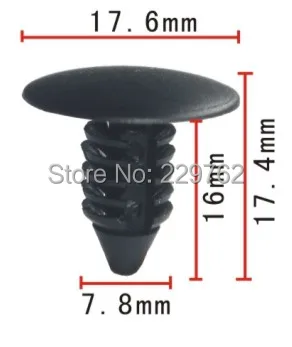 

Free Shipping 25PCS Universal Auto Plastic Fastener Car Clips Automotive Auto Clips And Fastner Fastener Plastic Rivet