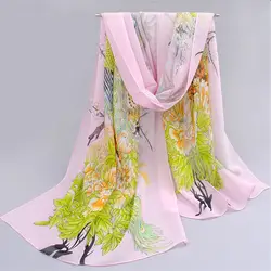 2018 реальные Для женщин пашмины 135 см-175 см хиджаб Зима Весна Женская шарф с принтом, Павлин, шаль, пляж Полотенца и новый солнцезащитный крем