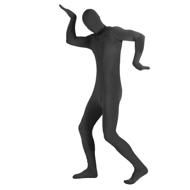 Mens Lycra Full Body Zentai Suit Custom Second Skin Tight Suits Spandex