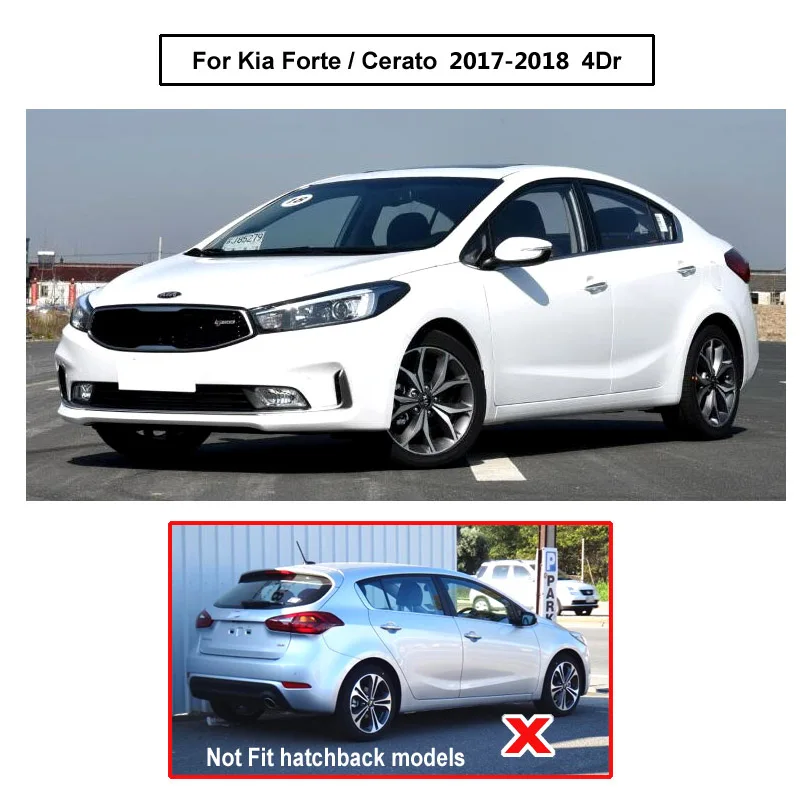 Набор литых автомобильных брызговиков для Kia Forte Cerato K3 Брызговики для автомобиля