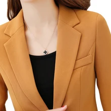 2018 New Autumn Female blazer Jackets short blasers mujer women’s slim long-sleeve woman suits coat work tops