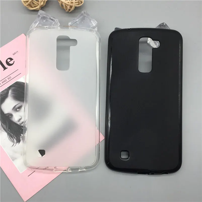 

Luxury Case for LG K8 Lte Soft Silicon Phone Para for LG K8 Lte K350e K350ds K350tr K350N K350 TPU Fundas Protector Full Cover