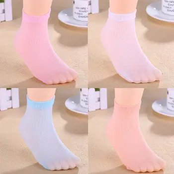 

5Pairs/Lot Children's candy socks thin baby short stocks summer skid amusement park baby student socks color