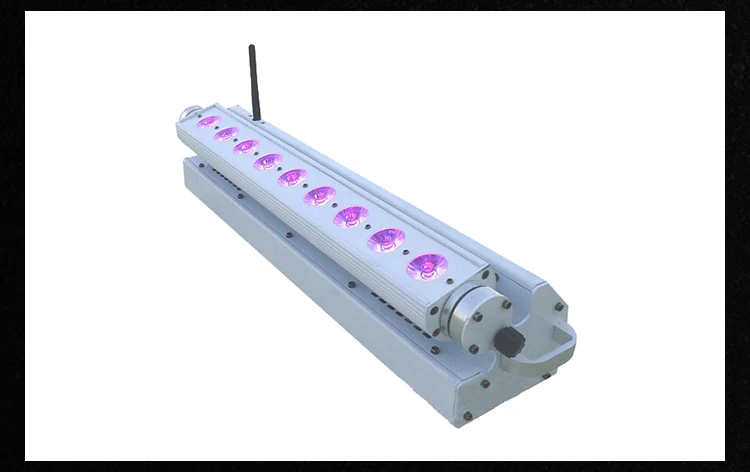 

4X LOT Rasha Panta Wallbar 2.4G 9*15W RGBAW 5in1 Battery Powered Wireless DMX512 LED Wall Washer Light For Bar Disco 110-260V