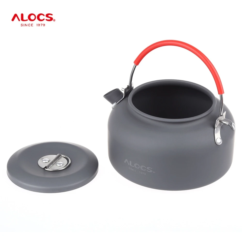 

Alocs Brand Ultralight Outdoor hiking Kettle Camping bestek Picnic Water Teapot Coffee Pot campismo Equipment set CW-K02 0.8L