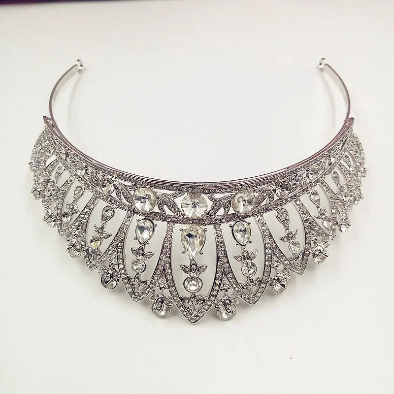 

Bellisima Big Rhinestone Prom Princesa Cabeca Bridal Joias de Casamento Pageant Tiara Coroa de Cristal de Noiva Acessorios