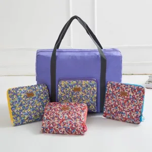 

ZW040 Fahion Folding travel luggage bag shopping storage bag 48*35*14.5cm