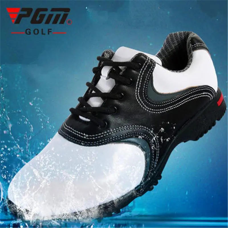 PGM 2017 High Quality Genuine leather Golf Shoes Men High Breathable